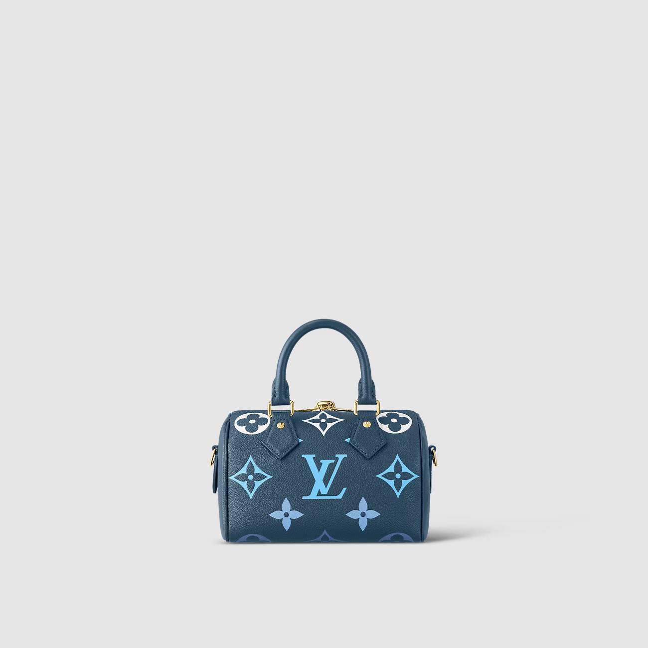 Túi Louis Vuitton Speedy Bandoulière 20 Nữ Xanh Dương